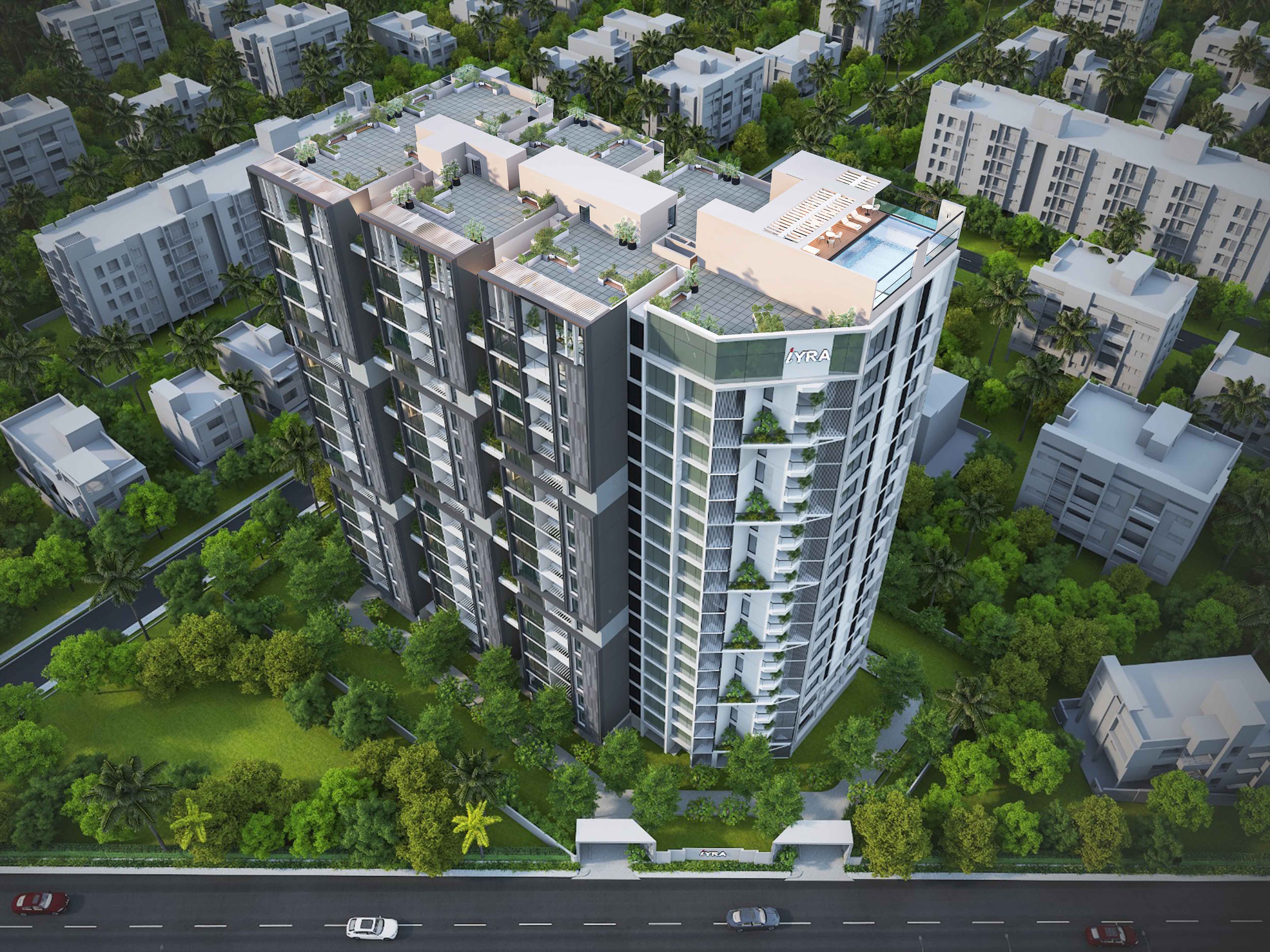 Iyra Spire – Aerial Morning View